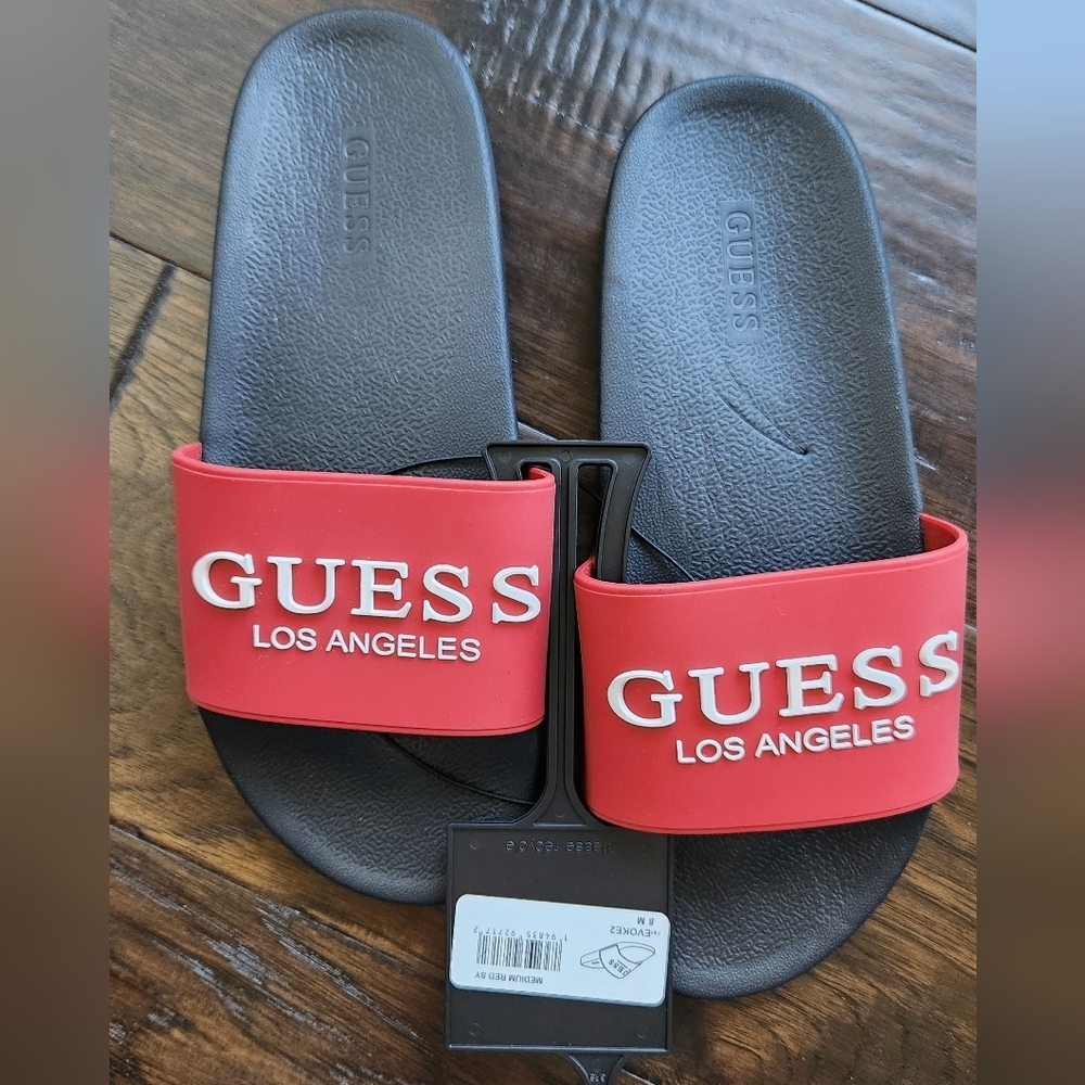 GUESS Men's Slide Size 8 - New with tags | Color: Red | Size: 8